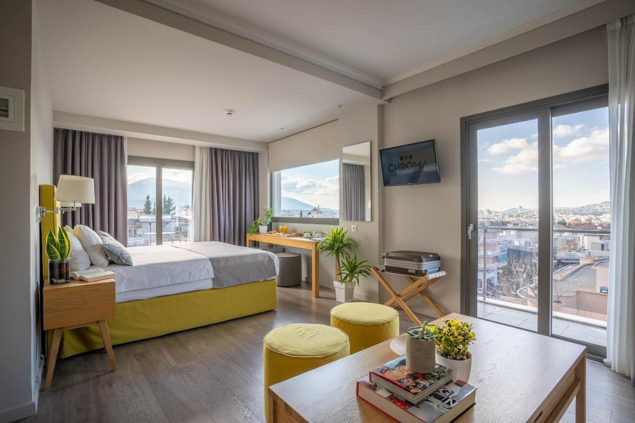 أثينا Chroma Fashion Rooms & Apartments المظهر الخارجي الصورة